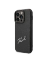 Kup Etui Karl Lagerfeld KLHCP14XCSSK Apple iPhone 14 Pro Max kemény tok fekete/black Signature Logo Kártyafoglalattal - KLD1244 - {ean13} - Sklep Home Screen