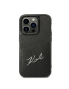 Kup Etui Karl Lagerfeld KLHCP14XCSSK Apple iPhone 14 Pro Max kemény tok fekete/black Signature Logo Kártyafoglalattal - KLD1244 - {ean13} - Sklep Home Screen