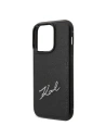 Kup Etui Karl Lagerfeld KLHCP14XCSSK Apple iPhone 14 Pro Max kemény tok fekete/black Signature Logo Kártyafoglalattal - KLD1244 - {ean13} - Sklep Home Screen