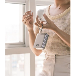 Case Ringke Signature Folio Samsung Galaxy Z Flip 4 Taubengrau