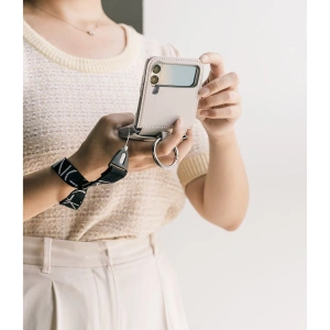 Case Ringke Signature Folio Samsung Galaxy Z Flip 4 Taubengrau