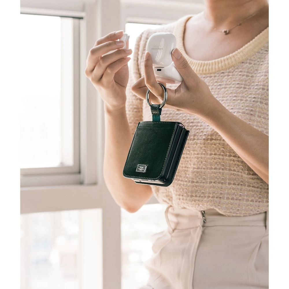 Etui Ringke Signature Folio Samsung Galaxy Z Flip 4 Dark Green