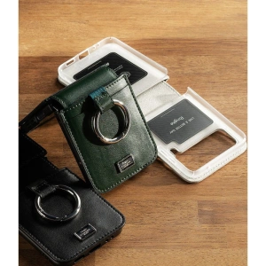 Kup Etui Ringke Signature Folio Samsung Galaxy Z Flip 4 Verde Închis - RGK1717 - {ean13} - Sklep Home Screen