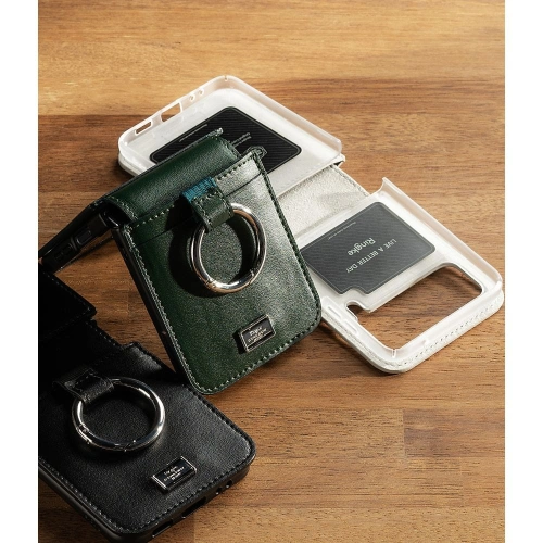 Kup Case Ringke Signature Folio Samsung Galaxy Z Flip 4 Dunkelgrün - RGK1717 - {ean13} - Sklep Home Screen