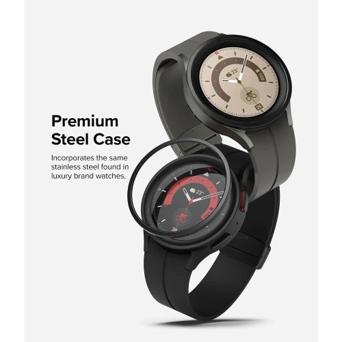 Kup Nakládka Ringke Bezel Styling Samsung Galaxy Watch 5 Pro 45mm Rozsdamentes Fekete - RGK1719 - {ean13} - Sklep Home Screen