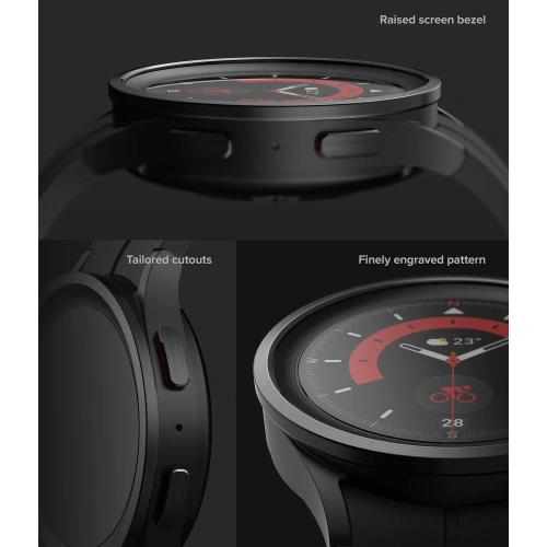 Kup Nakládka Ringke Bezel Styling Samsung Galaxy Watch 5 Pro 45mm Rozsdamentes Fekete - RGK1719 - {ean13} - Sklep Home Screen