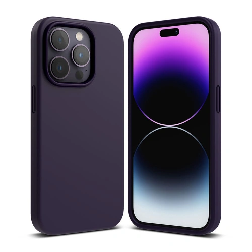 Kup Etui Ringke Silicone Apple iPhone 14 Pro Max Deep Purple - RGK1722 - {ean13} - Sklep Home Screen