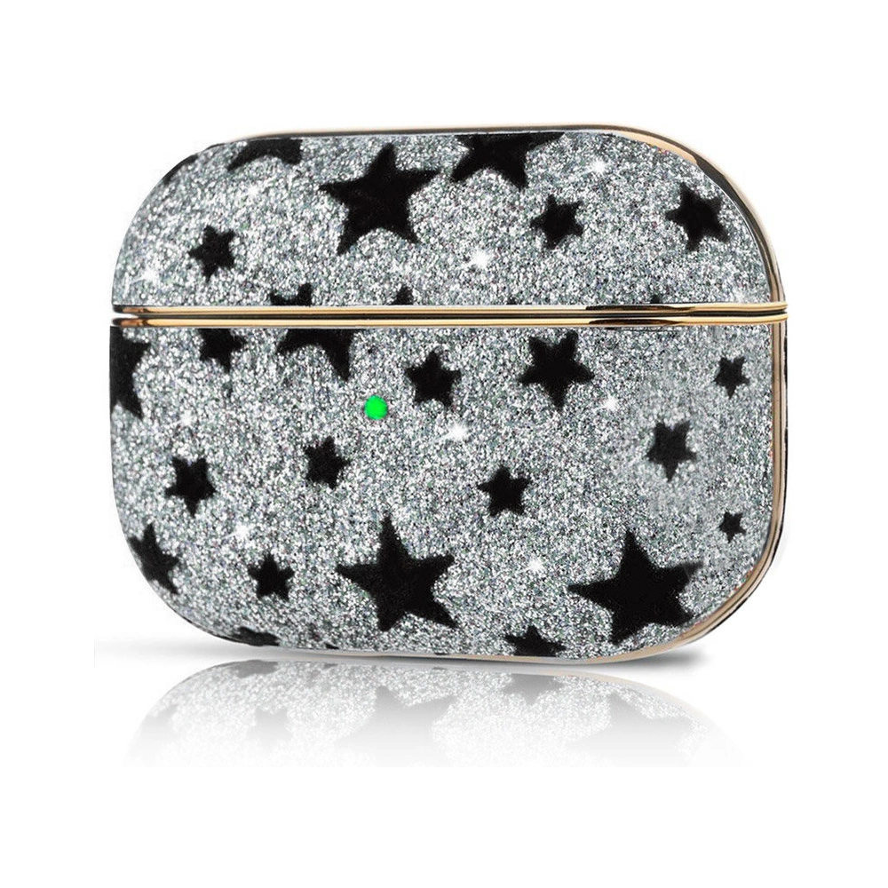 Etui Kingxbar Black Star Case Apple AirPods Pro czarny