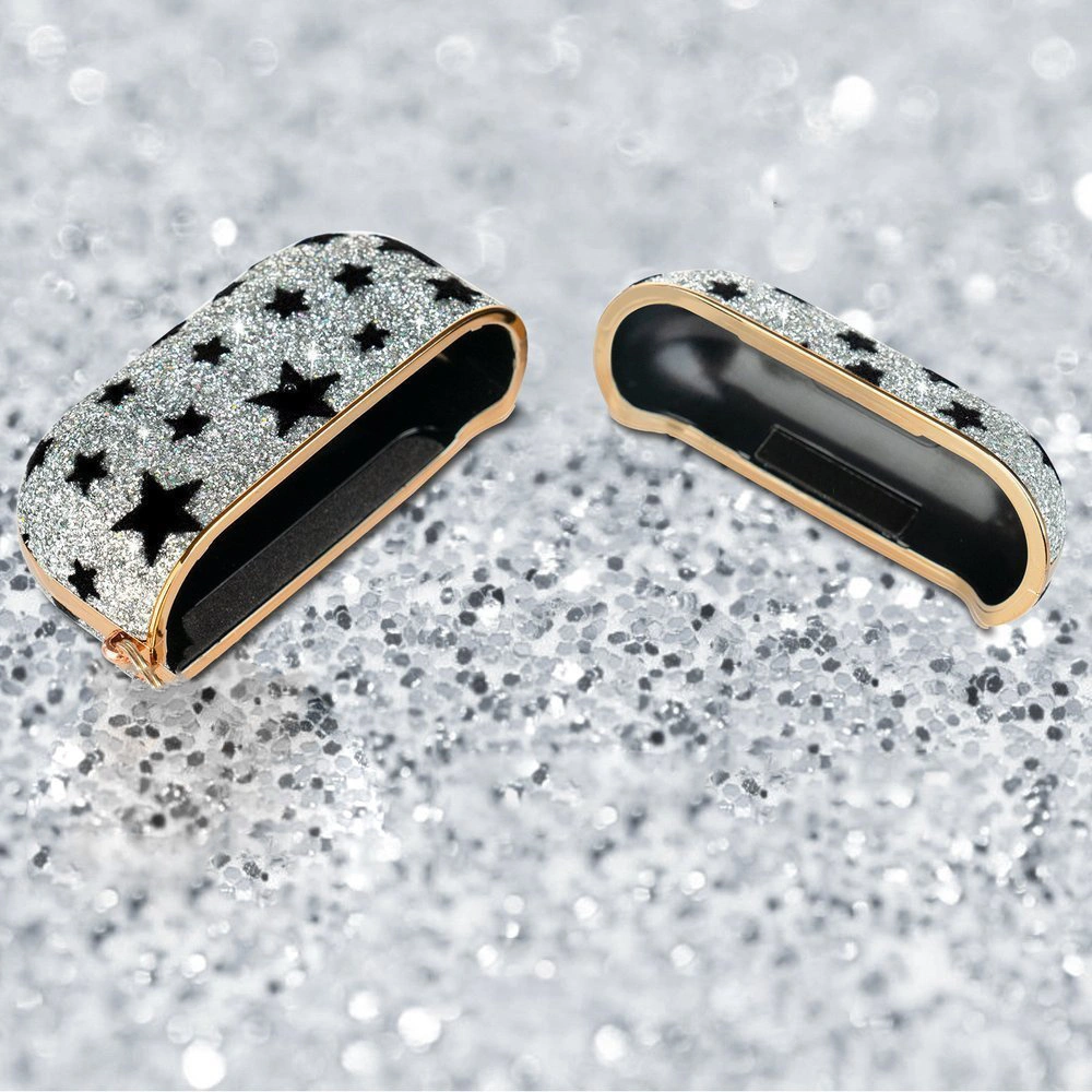 Etui Kingxbar Black Star Case Apple AirPods Pro czarny