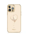 Etui Kingxbar Wish Swarovski Apple iPhone 13 Pro Max zlatý