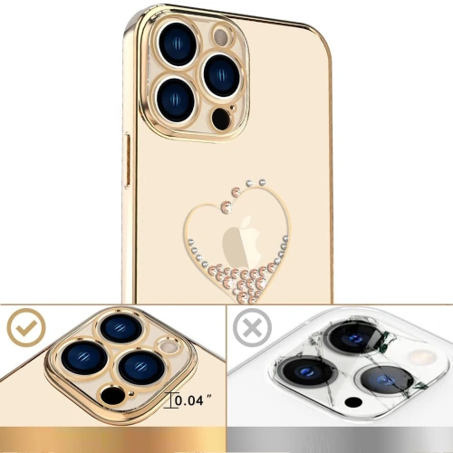 Kup Etui Kingxbar Wish Swarovski Apple iPhone 13 Pro Max aurie - KGX479 - {ean13} - Sklep Home Screen