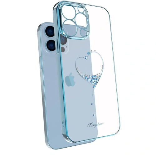 Kup Etui Kingxbar Wish Swarovski Apple iPhone 13 niebieski - KGX480 - {ean13} - Sklep Home Screen