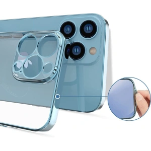 Etui Kingxbar Wish Swarovski Apple iPhone 13 Pro Max niebieski