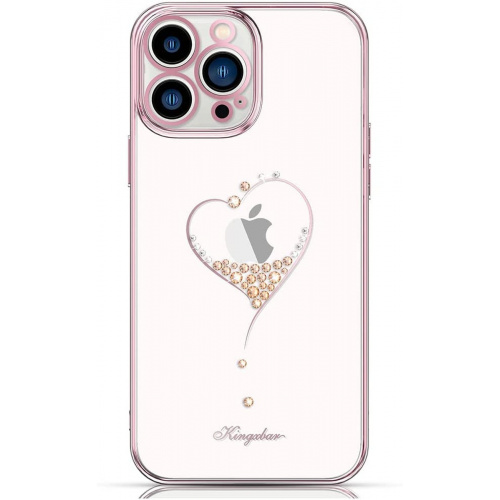 Kup Etui Kingxbar Wish Swarovski Apple iPhone 13 Pro różowy - 6959003504180 - KGX484 - Homescreen.pl