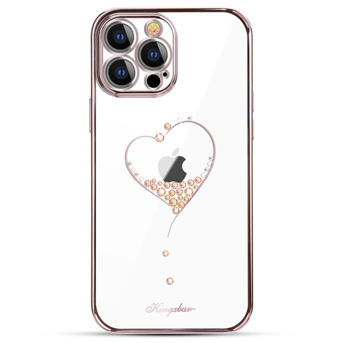 Kup Etui Kingxbar Wish Swarovski Apple iPhone 13 Pro Max rózsaszín - KGX485 - {ean13} - Sklep Home Screen