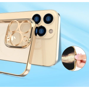 Etui Kingxbar Wish Swarovski Apple iPhone 13 Pro Max różowy