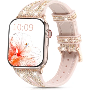 Pasek Kingxbar New Chameleon Band Apple Watch 4/5/6/7/SE/8/9/10 40/41/42mm złoty