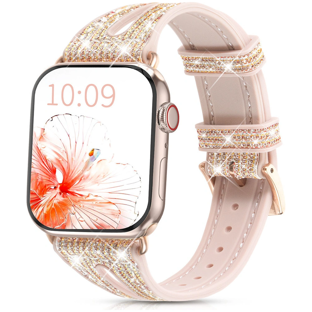 Pasek Kingxbar New Chameleon Band Apple Watch 4/5/6/7/SE/8/9/10 40/41/42mm złoty