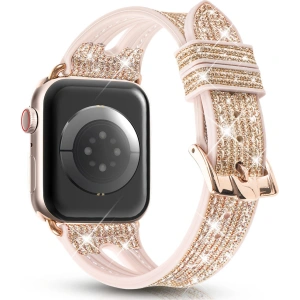 Pasek Kingxbar New Chameleon Band Apple Watch 4/5/6/7/SE/8/9/10 40/41/42mm złoty