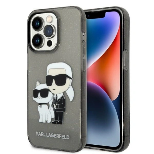 Kup Etui Karl Lagerfeld KLHCP14XHNKCTGK Apple iPhone 14 Pro Max czarny/black hardcase IML GLIT NFT Karl&Choupette - KLD1246 - {ean13} - Sklep Home Screen
