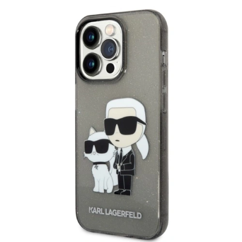 Kup Etui Karl Lagerfeld KLHCP14XHNKCTGK Apple iPhone 14 Pro Max czarny/black hardcase IML GLIT NFT Karl&Choupette - KLD1246 - {ean13} - Sklep Home Screen