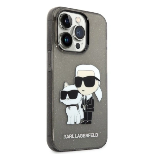 Kup Etui Karl Lagerfeld KLHCP14XHNKCTGK Apple iPhone 14 Pro Max czarny/black hardcase IML GLIT NFT Karl&Choupette - KLD1246 - {ean13} - Sklep Home Screen