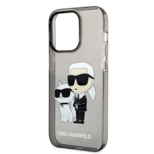 Kup Etui Karl Lagerfeld KLHCP14XHNKCTGK Apple iPhone 14 Pro Max czarny/black hardcase IML GLIT NFT Karl&Choupette - KLD1246 - {ean13} - Sklep Home Screen