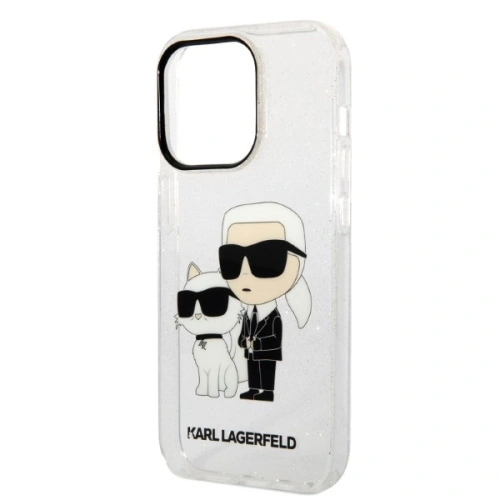 Kup Etui Karl Lagerfeld KLHCP14XHNKCTGT Apple iPhone 14 Pro Max transparent hardcase IML GLIT NFT Karl&Choupette - KLD1247 - {ean13} - Sklep Home Screen