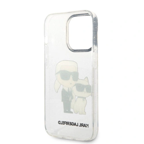 Kup Etui Karl Lagerfeld KLHCP14XHNKCTGT Apple iPhone 14 Pro Max transparent hardcase IML GLIT NFT Karl&Choupette - KLD1247 - {ean13} - Sklep Home Screen