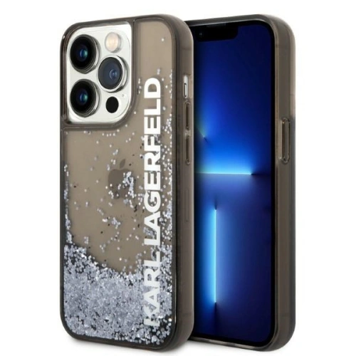 Kup Etui Karl Lagerfeld KLHCP14XLCKVK Apple iPhone 14 Pro Max negru/black hardcase Liquid Glitter Elong - KLD1248 - {ean13} - Sklep Home Screen