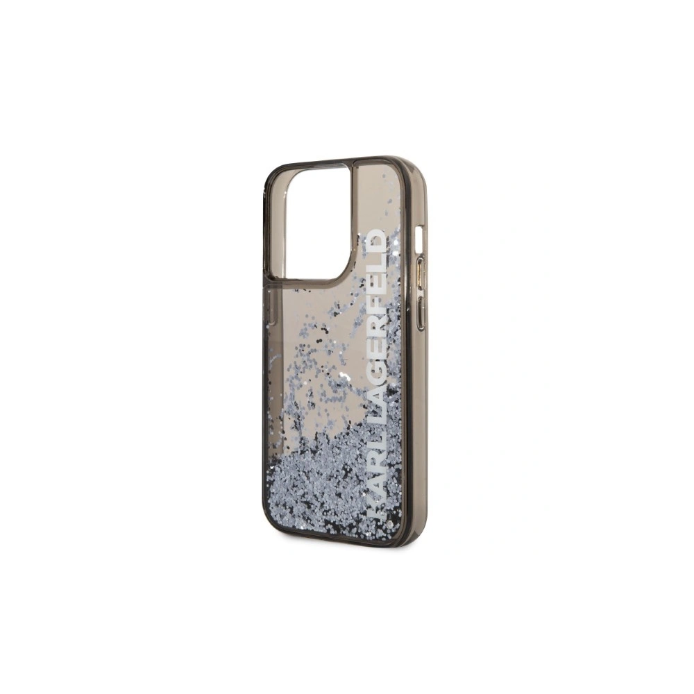Etui Karl Lagerfeld KLHCP14XLCKVK Apple iPhone 14 Pro Max czarny/black hardcase Liquid Glitter Elong