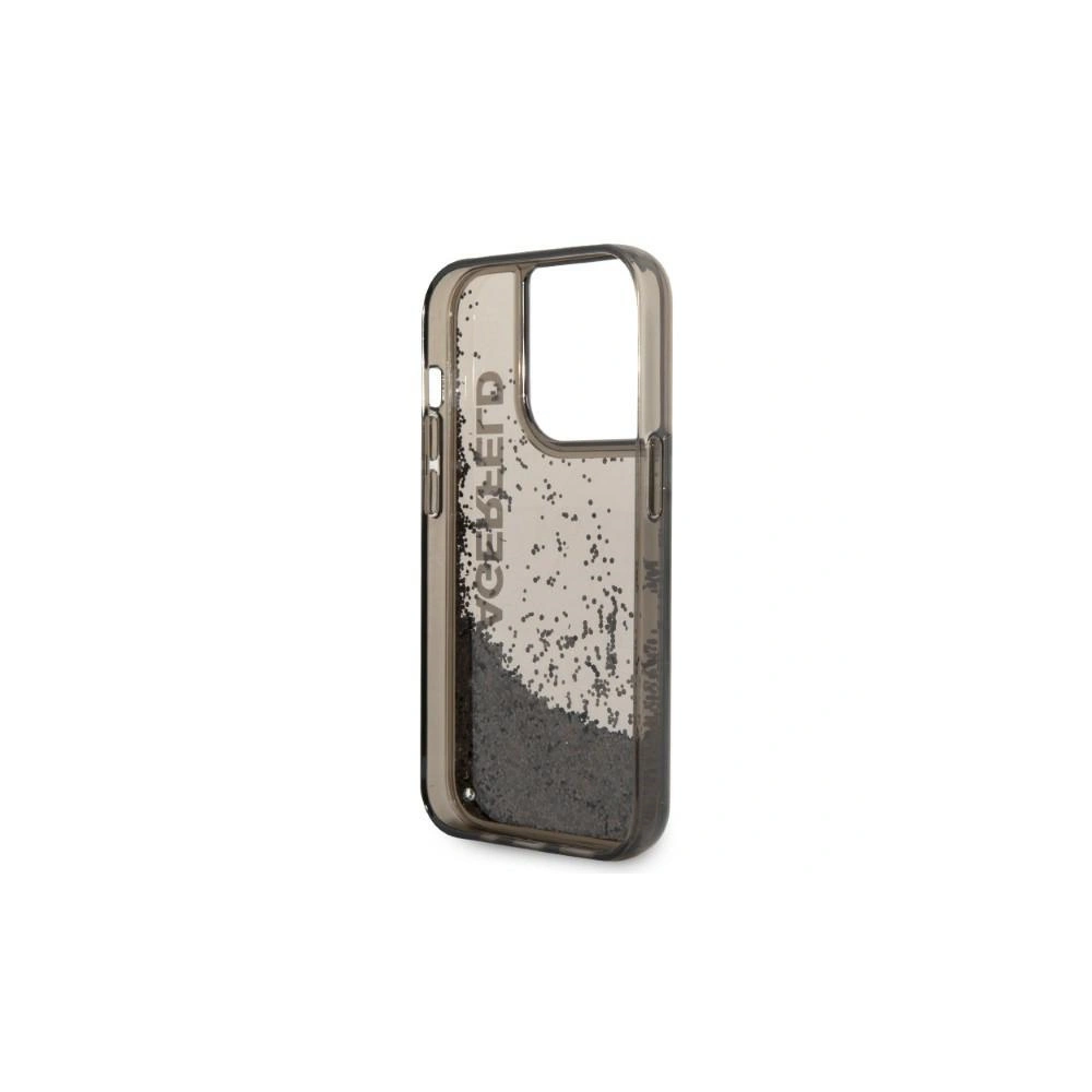 Etui Karl Lagerfeld KLHCP14XLCKVK Apple iPhone 14 Pro Max czarny/black hardcase Liquid Glitter Elong