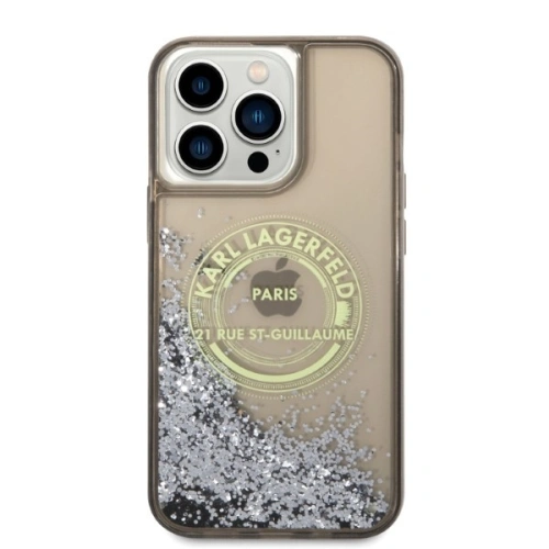 Kup Etui Karl Lagerfeld KLHCP14XLCRSGRK Apple iPhone 14 Pro Max černý/black hardcase Liquid Glitter RSG - KLD1249 - {ean13} - Sklep Home Screen
