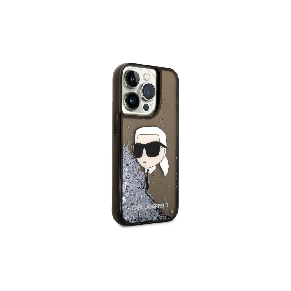 Etui Karl Lagerfeld KLHCP14XLNKHCK Apple iPhone 14 Pro Max czarny/black hardcase Glitter NFT Karl Head
