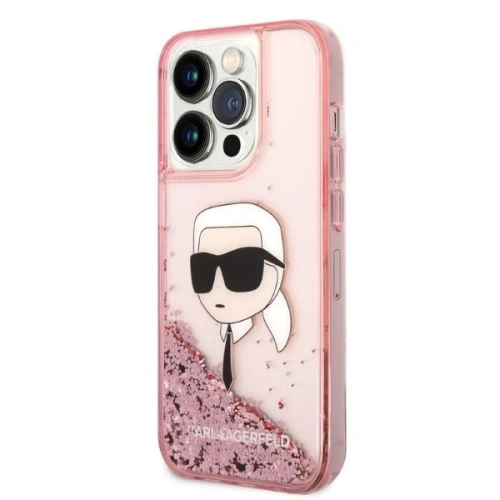 Kup Etui Karl Lagerfeld KLHCP14XLNKHCP Apple iPhone 14 Pro Max różowy/pink hardcase Glitter NFT Karl Head - KLD1251 - {ean13} - Sklep Home Screen