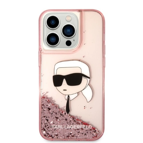 Kup Etui Karl Lagerfeld KLHCP14XLNKHCP Apple iPhone 14 Pro Max różowy/pink hardcase Glitter NFT Karl Head - KLD1251 - {ean13} - Sklep Home Screen