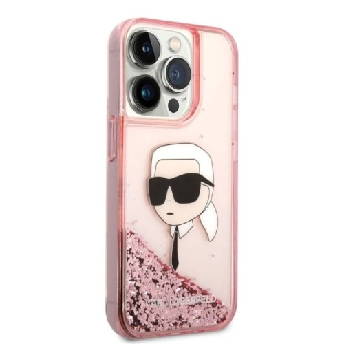 Kup Etui Karl Lagerfeld KLHCP14XLNKHCP Apple iPhone 14 Pro Max różowy/pink hardcase Glitter NFT Karl Head - KLD1251 - {ean13} - Sklep Home Screen