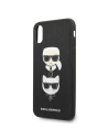 Kup Etui Karl Lagerfeld KLHCPXSAKICKCBK Apple iPhone XS/X czarny/black hardcase Saffiano Ikonik Karl&Choupette Head - KLD1252 - {ean13} - Sklep Home Screen