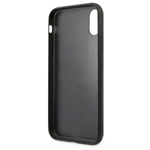 Kup Etui Karl Lagerfeld KLHCPXSAKICKCBK Apple iPhone XS/X negru/black hardcase Saffiano Ikonik Karl&Choupette Head - KLD1252 - {ean13} - Sklep Home Screen