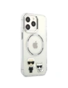 Buy Karl Lagerfeld KLHMP13LHKCT Apple iPhone 13 Pro hardcase transparent Karl & Choupette Aluminium Magsafe - KLD1253 - {ean13} - Home Screen Store Europe