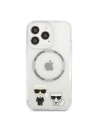 Buy Karl Lagerfeld KLHMP13XHKCT Apple iPhone 13 Pro Max hardcase transparent Karl & Choupette Aluminium Magsafe - KLD1254 - {ean13} - Home Screen Store Europe