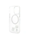Buy Karl Lagerfeld KLHMP13XHKCT Apple iPhone 13 Pro Max hardcase transparent Karl & Choupette Aluminium Magsafe - KLD1254 - {ean13} - Home Screen Store Europe