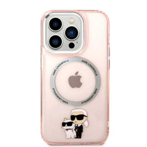 Kup Etui Karl Lagerfeld KLHMP14LHNKCIP Apple iPhone 14 Pro hardcase rózsaszín/pink IML NFT Karl&Choupette Magsafe - KLD1255 - {ean13} - Sklep Home Screen