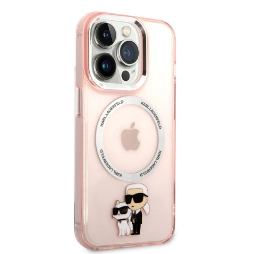 Kup Etui Karl Lagerfeld KLHMP14LHNKCIP Apple iPhone 14 Pro hardcase rózsaszín/pink IML NFT Karl&Choupette Magsafe - KLD1255 - {ean13} - Sklep Home Screen