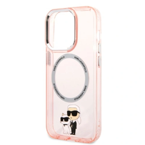 Kup Etui Karl Lagerfeld KLHMP14LHNKCIP Apple iPhone 14 Pro hardcase rózsaszín/pink IML NFT Karl&Choupette Magsafe - KLD1255 - {ean13} - Sklep Home Screen