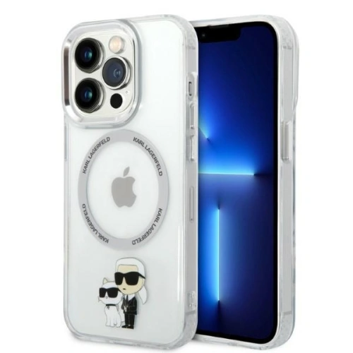 Kup Etui Karl Lagerfeld KLHMP14LHNKCIT Apple iPhone 14 Pro hardcase transparent IML NFT Karl&Choupette Magsafe - KLD1256 - {ean13} - Sklep Home Screen