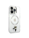 Kup Etui Karl Lagerfeld KLHMP14LHNKCIT Apple iPhone 14 Pro hardcase transparent IML NFT Karl&Choupette Magsafe - KLD1256 - {ean13} - Sklep Home Screen