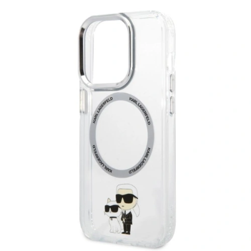 Kup Etui Karl Lagerfeld KLHMP14LHNKCIT Apple iPhone 14 Pro hardcase transparent IML NFT Karl&Choupette Magsafe - KLD1256 - {ean13} - Sklep Home Screen