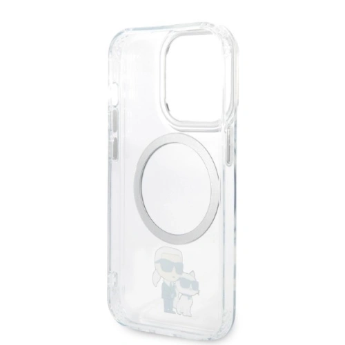 Kup Etui Karl Lagerfeld KLHMP14LHNKCIT Apple iPhone 14 Pro hardcase transparent IML NFT Karl&Choupette Magsafe - KLD1256 - {ean13} - Sklep Home Screen