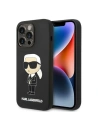 Etui Karl Lagerfeld KLHMP14LSNIKBCK Apple iPhone 14 Pro hardcase fekete/black Silicone NFT Ikonik Magsafe